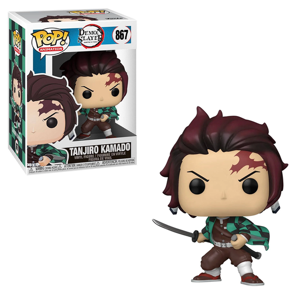 Funko POP! Demon Slayer: Kimetsu no Yaiba - Tanjiro Kamado Vinyl Figure #867 - Bards & Cards