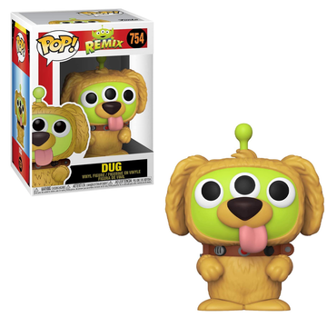 Funko POP! Pixar Alien Remix - Alien as Dug Vinyl Figure #754 - Bards & Cards