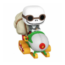 Funko POP! Rides: Disney: Nightmare Before Christmas - Jack Skellington In Snowmobile Vinyl Figure #104 - Bards & Cards