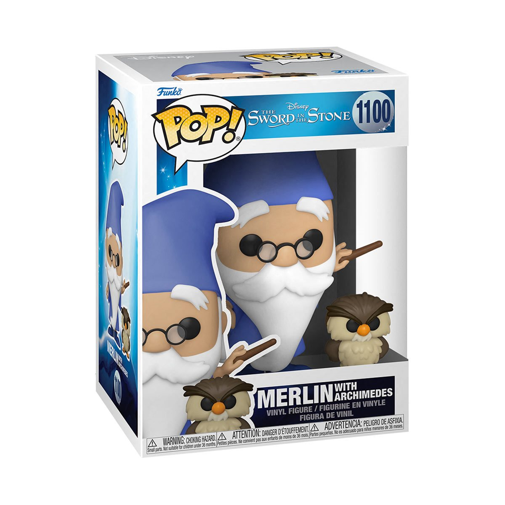 Funko POP! Disney: Sword in the Stone - Merlin with Archimedes Vinyl Figure #1100