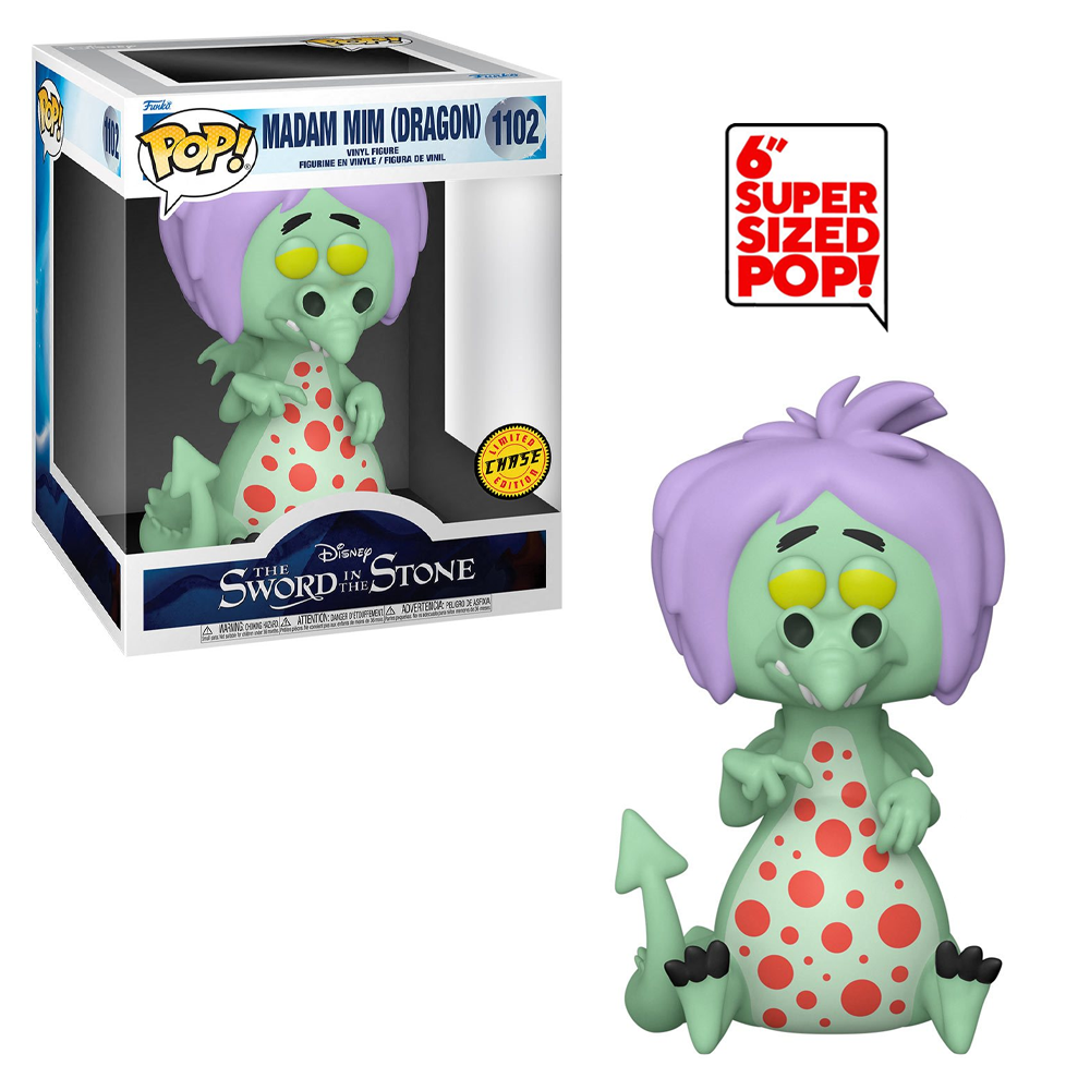 [PRE-ORDER] Funko POP! Disney: Sword in the Stone - Madam Mim as Dragon 6-Inch Vinyl Figure #1102 - 0