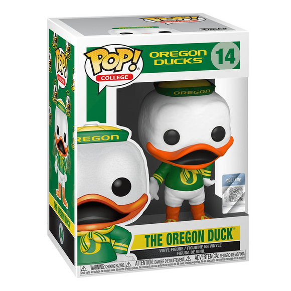 Funko POP! College: University of Oregon - The Oregon Duck Vinyl Figure - Bards & Cards