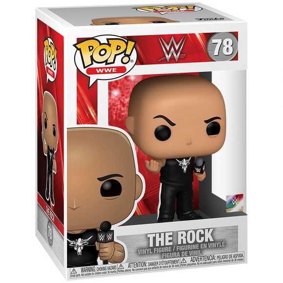 Funko POP! WWE - The Rock Vinyl Figure #78 - Bards & Cards