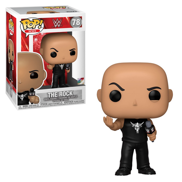 Funko POP! WWE - The Rock Vinyl Figure #78 - Bards & Cards