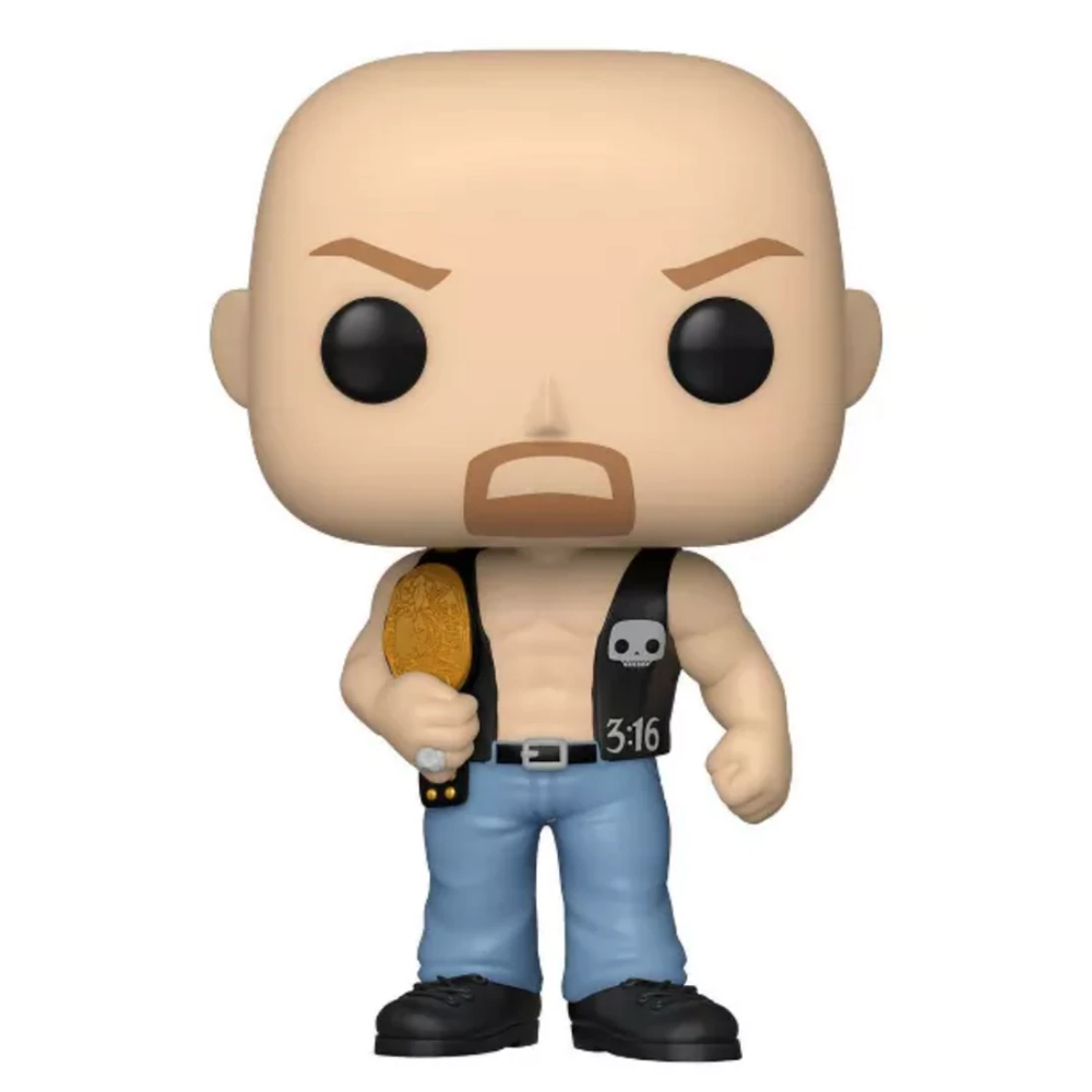 Funko POP! WWE - Stone Cold Steve Austin with Belt Vinyl Figure #84 - 0