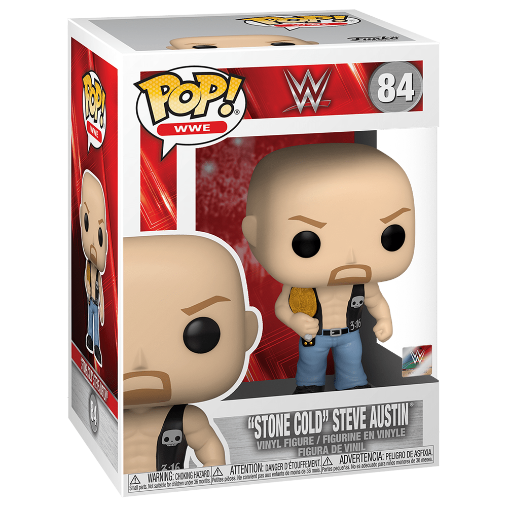 Funko POP! WWE - Stone Cold Steve Austin with Belt Vinyl Figure #84