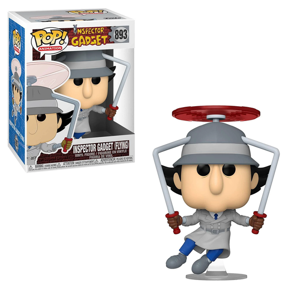 Funko POP! Inspector Gadget - Inspector Gadget Flying Vinyl Figure #893 - Bards & Cards
