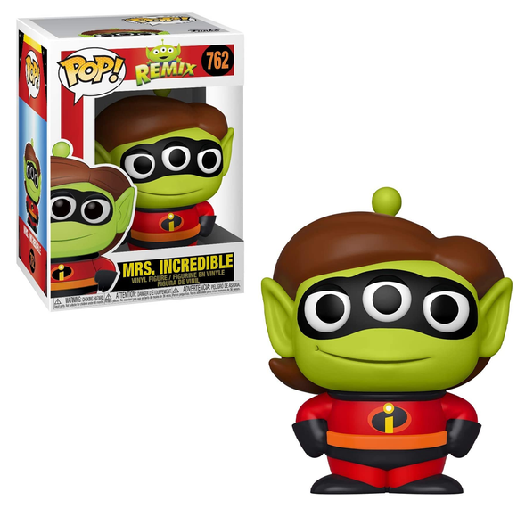 Funko POP! Pixar Alien Remix - Alien as Mrs. Incredible Vinyl Figure #762 - Bards & Cards