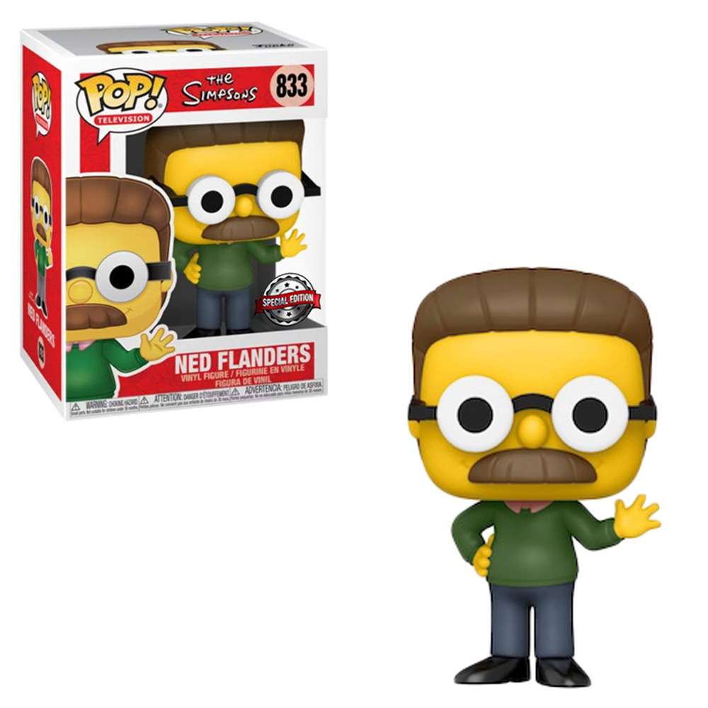 Funko POP! The Simpsons - Ned Flanders Vinyl Figure #833 Special Edition Exclusive [READ DESCRIPTION]