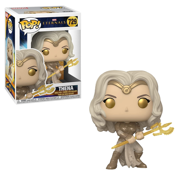 Funko POP! Marvel: Eternals - Thena Vinyl Figure #729 - Bards & Cards
