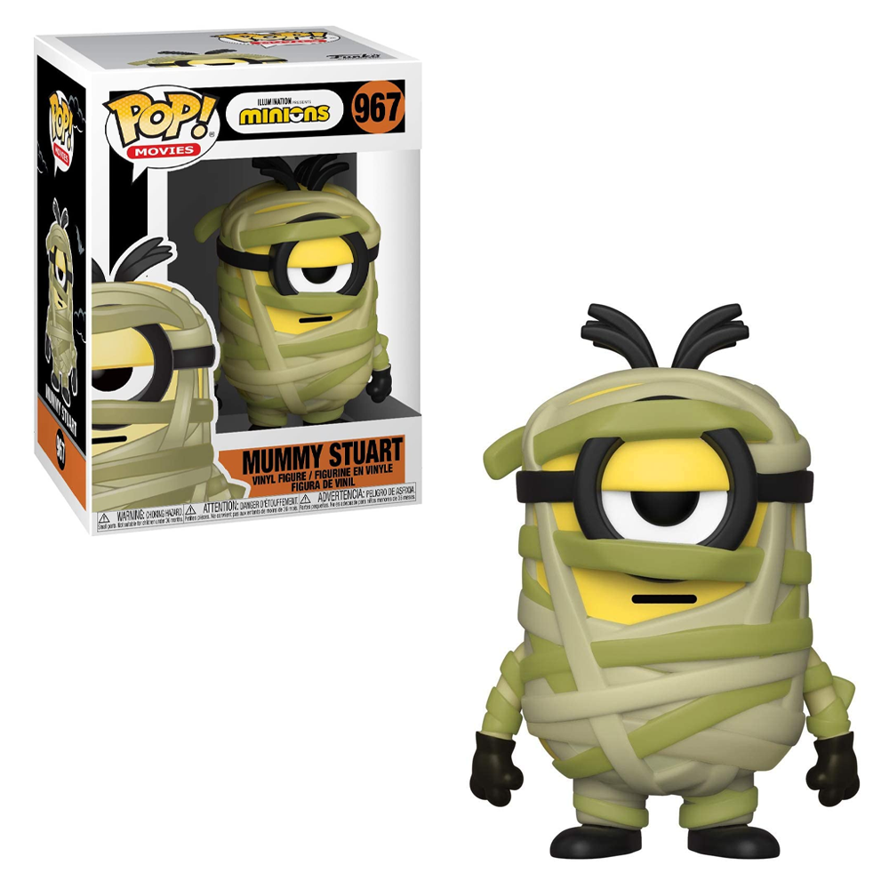 Funko POP! Minions Halloween - Mummy Stuart Vinyl Figure #967 - Bards & Cards