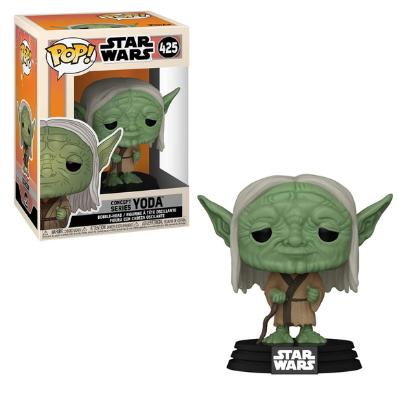 Funko POP! Star Wars: Concept - Yoda Vinyl Figure #425 - Bards & Cards