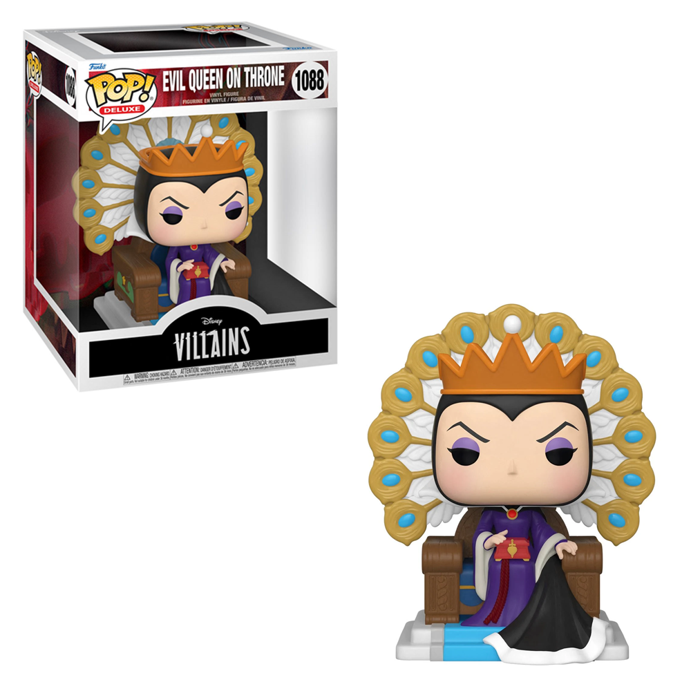 [PRE-ORDER] Funko POP! Deluxe: Disney: Villains - Evil Queen on Throne Vinyl Figure #1088