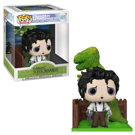 Funko POP! Edward Scissorhands - Edward with Dinosaur Shrub Vinyl Figure #985 - Bards & Cards