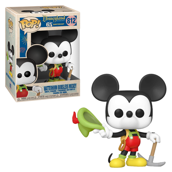Funko POP! Disney 65th - Matterhorn Bobsleds Mickey In Lederhosen Vinyl Figure #812 - Bards & Cards