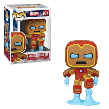 Funko POP! Marvel Holiday - Gingerbread Iron Man Vinyl Figure #934 - Bards & Cards