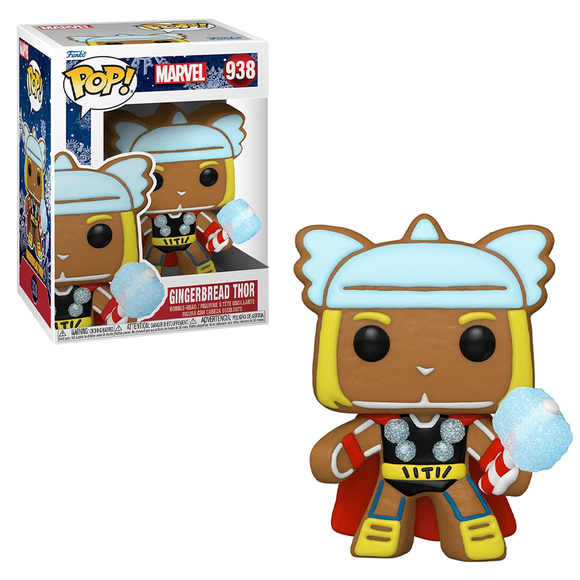 Funko POP! Marvel Holiday - Gingerbread Thor Vinyl Figure #938 - Bards & Cards