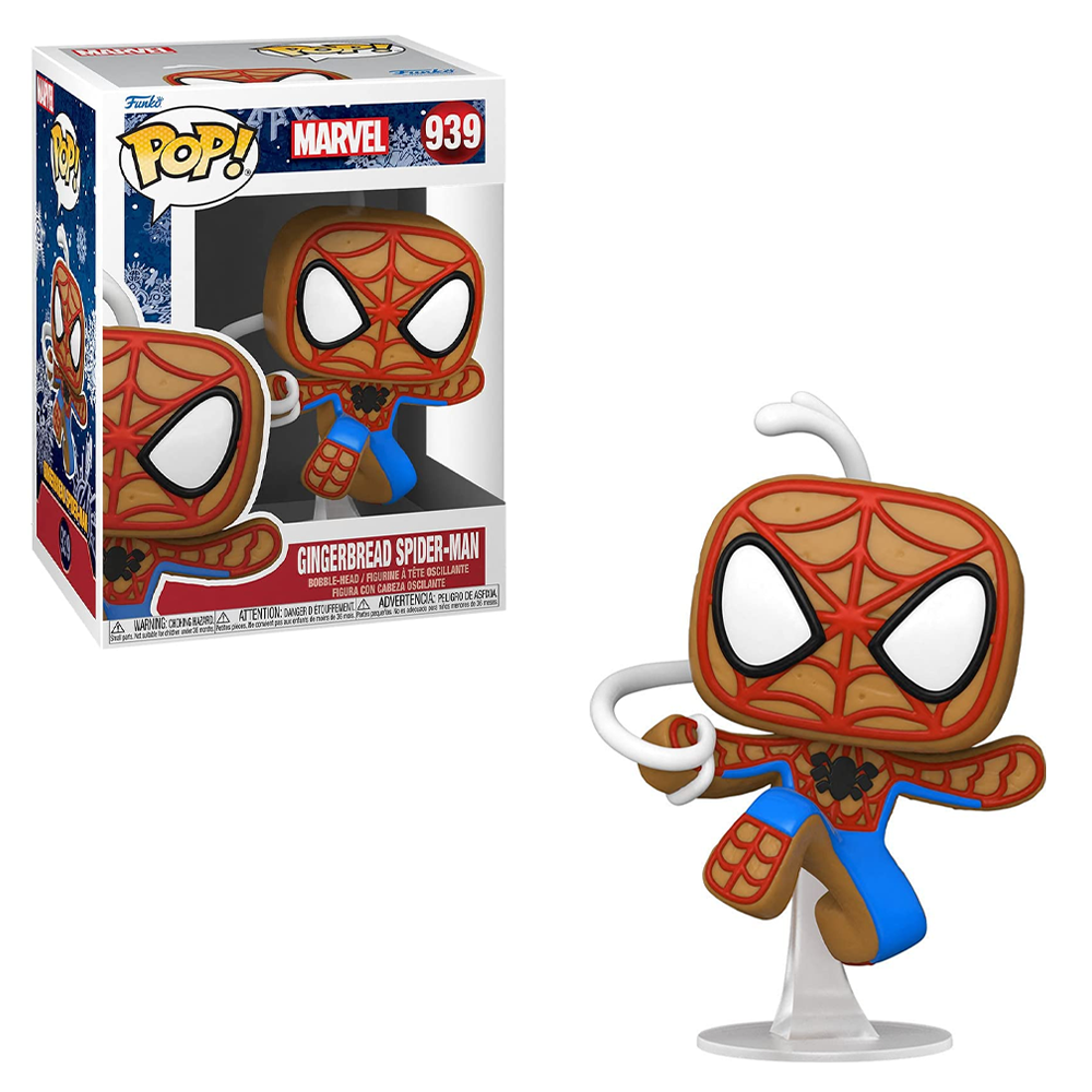 Funko POP! Marvel Holiday - Gingerbread Spider-Man Vinyl Figure #939 - Bards & Cards
