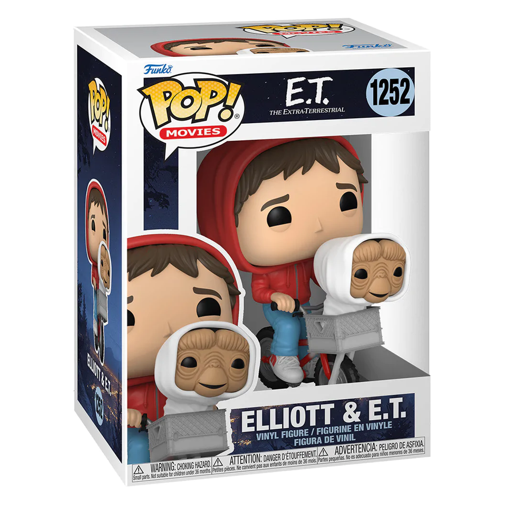 [PRE-ORDER] Funko POP! E.T. - Elliott with ET in Bike Basket Vinyl Figure #1252