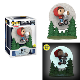 [PRE-ORDER] Funko POP Moment: E.T. - Elliott and E.T. Flying (Glow in the Dark) Vinyl Figure #1259 - Bards & Cards