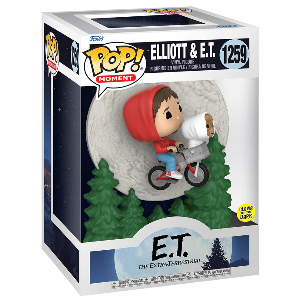 [PRE-ORDER] Funko POP Moment: E.T. - Elliott and E.T. Flying (Glow in the Dark) Vinyl Figure #1259