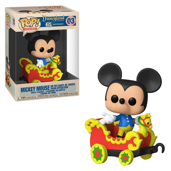 Funko POP! Disney 65th - Mickey Mouse on Casey Jr. Circus Train Attraction Vinyl Figure #3 - Bards & Cards