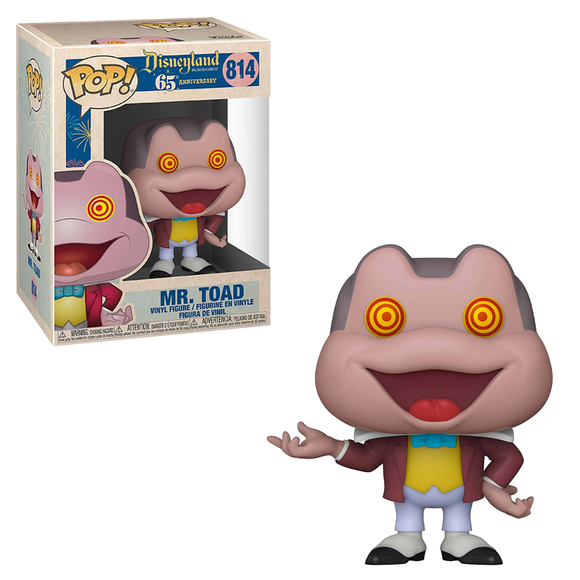 Funko POP! Disney 65th - Mr. Toad with Spinning Eyes Vinyl Figure #814 - Bards & Cards