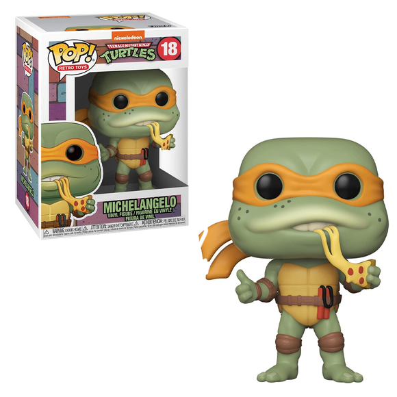 Funko POP! Teenage Mutant Ninja Turtles - Michelangelo Vinyl Figure #18 - Bards & Cards