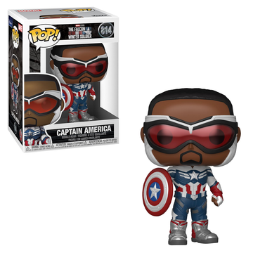 Funko POP! The Falcon and Winter Soldier - Captain America Vinyl Figure #814 - Bards & Cards