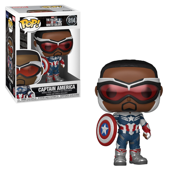Funko POP! The Falcon and Winter Soldier - Captain America Vinyl Figure #814 - Bards & Cards