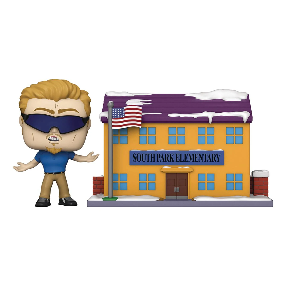 Funko POP! Town: South Park - South Park Elementary with PC Principal Vinyl Figure #24 - 0