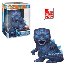 Funko POP! Godzilla Vs Kong - Neon City Godzilla 10-Inch Vinyl Figure #1015 Special Edition Exclusive [READ DESCRIPTION] - Bards & Cards