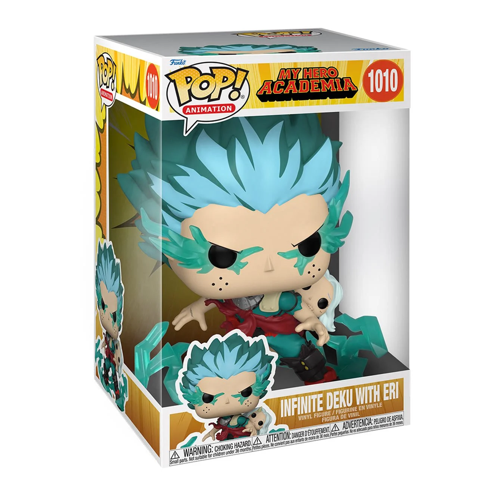 Funko POP! My Hero Academia - 10-Inch Infinite Deku with Eri Vinyl Figure #1010 - Bards & Cards