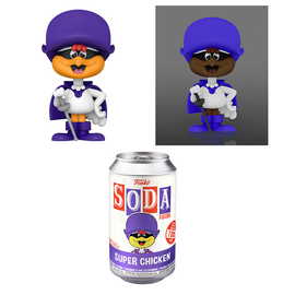 Funko Vinyl SODA: Super Chicken - Super Chicken Vinyl Figure - Bards & Cards