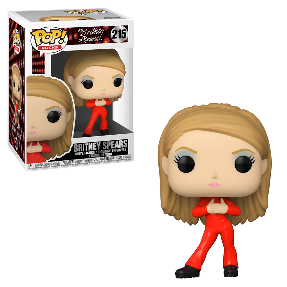 Funko POP! Rocks - Britney Spears (Red Catsuit) Vinyl Figure #215