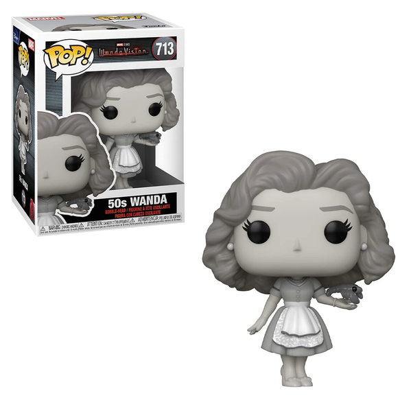 Funko POP! WandaVision - 50's Wanda Black & White Vinyl Figure #713 - Bards & Cards