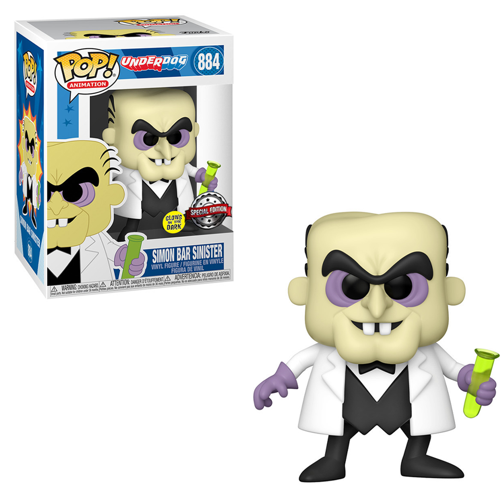 Funko POP! Underdog - Simon Bar Sinister Vinyl Figure #884 Special Edition Exclusive [READ DESCRIPTION]