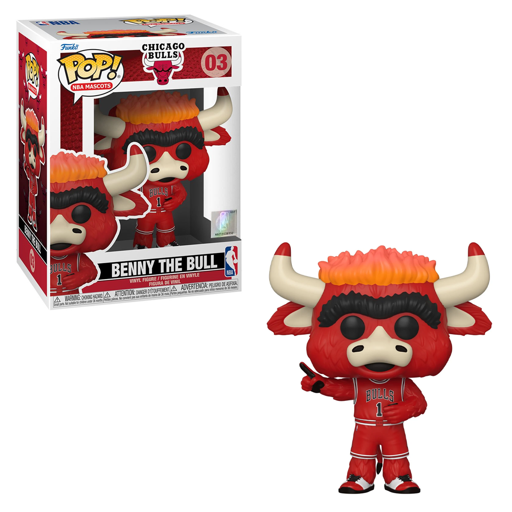 Funko POP! NBA Mascots: Chicago - Benny the Bull Vinyl Figure #3