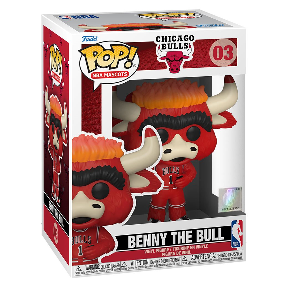 Funko POP! NBA Mascots: Chicago - Benny the Bull Vinyl Figure #3 - Bards & Cards