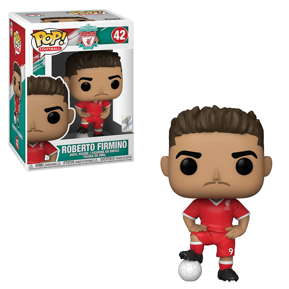 Funko POP! Football: Liverpool - Roberto Firmino Vinyl Figure #42 - Bards & Cards