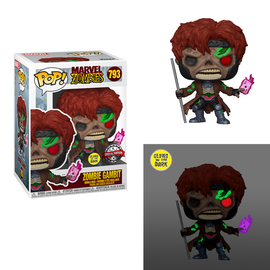 Funko POP! Marvel Zombies - Zombie Gambit (Glow in the Dark) Vinyl Figure #793 Special Edition Exclusive - Bards & Cards