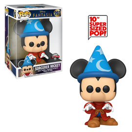 Funko POP! Disney: Fantasia 80th - 10" Sorcerer Mickey Vinyl Figure #993 Special Edition Exclusive - Bards & Cards