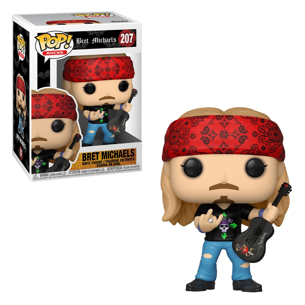 Funko POP! Rocks - Bret Michaels Vinyl Figure #207