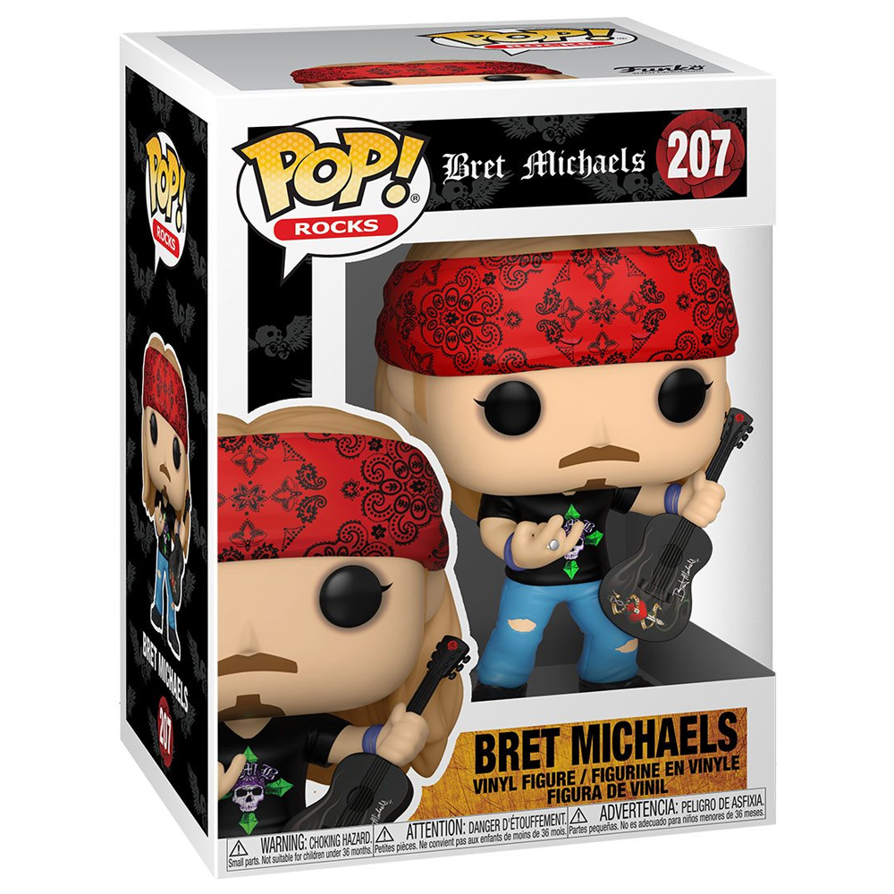 Funko POP! Rocks - Bret Michaels Vinyl Figure #207