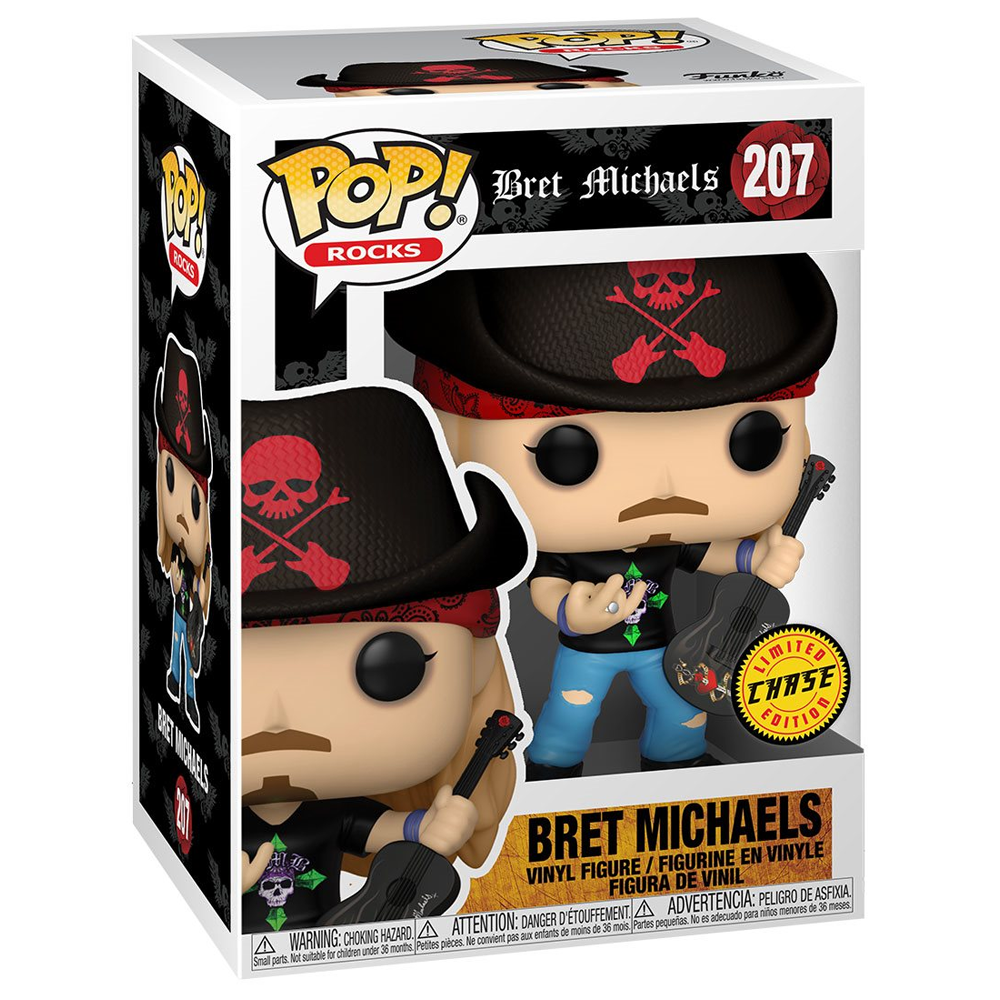 Funko POP! Rocks - Bret Michaels Vinyl Figure #207