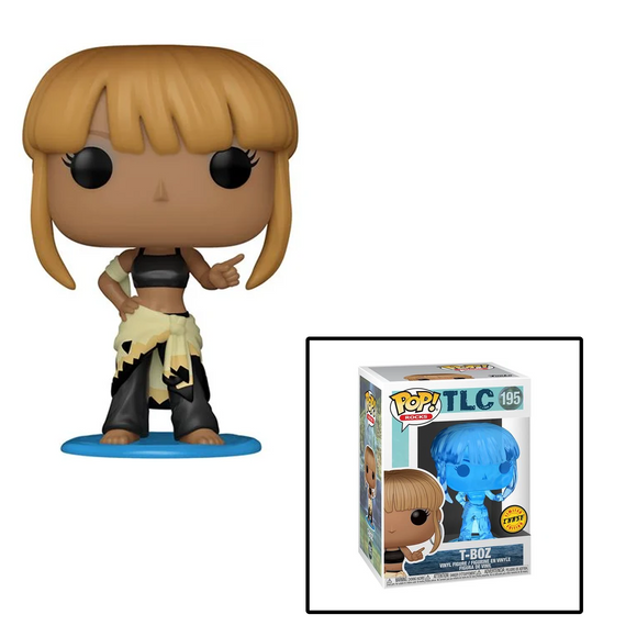 Funko POP! TLC - T-Boz Vinyl Figure #195 - Bards & Cards