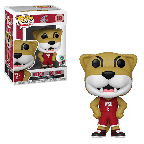 Funko POP! College: Washington State University - Butch T Cougar Vinyl Figure - Bards & Cards