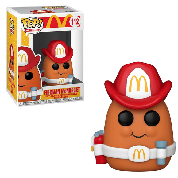 Funko POP! Ad Icons: McDonald's - Fireman Nugget Vinyl Figure #112 - Bards & Cards