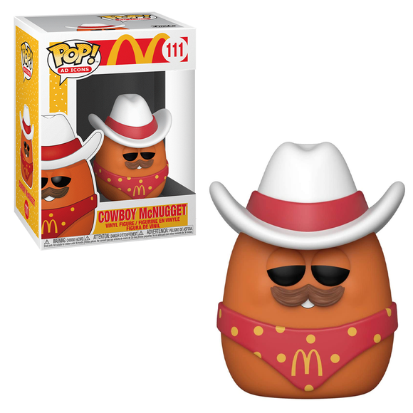 Funko POP! Ad Icons: McDonald's - Cowboy Nugget Vinyl Figure #111 - Bards & Cards