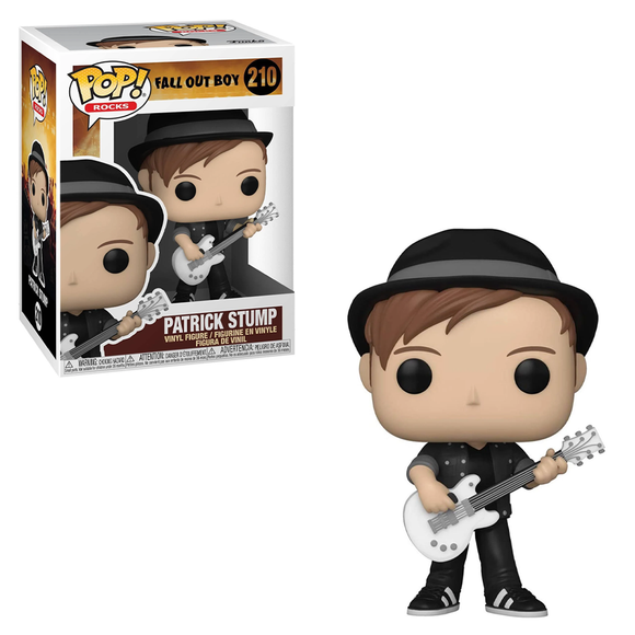 Funko POP! Fall Out Boy - Patrick Stump Vinyl Figure #210 - Bards & Cards